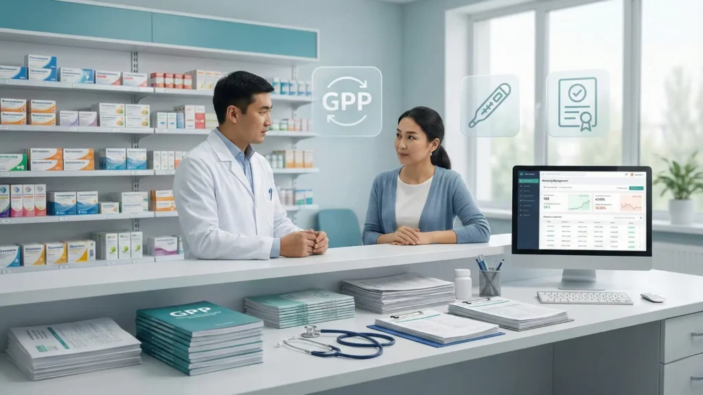 Стандарт надлежащей аптечной практики (GPP) для аптек: требования к хранению, персоналу, документации и обслуживанию. Обеспечьте соответствие стандартам и безопасность пациентов
