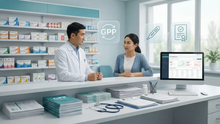 Стандарт надлежащей аптечной практики (GPP) для аптек: требования к хранению, персоналу, документации и обслуживанию. Обеспечьте соответствие стандартам и безопасность пациентов